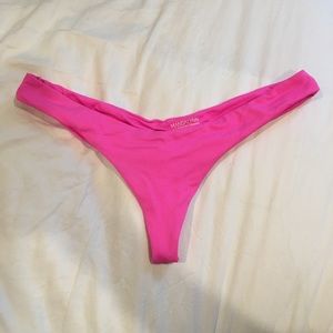 Mandalynn swim pink cheeky bikini bottom